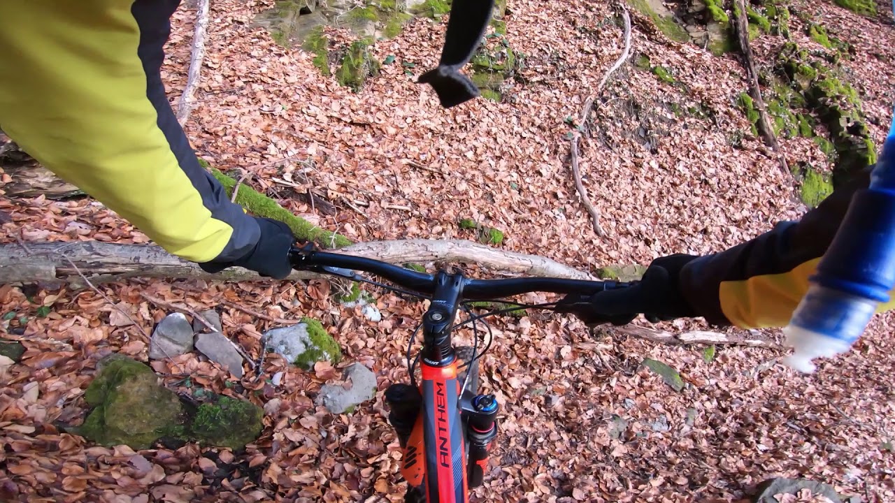 VTT Plamont sentier des gardes descente jusqu'à Miolans - Savoie Bauges