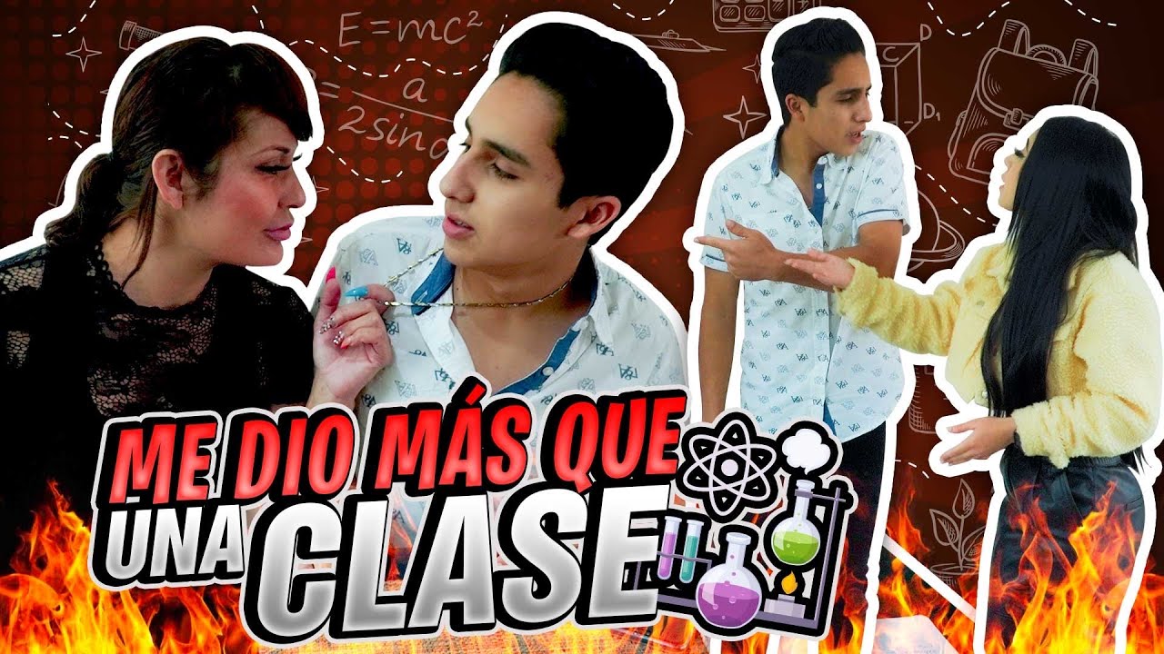 PONGO a PRUEBA a mi hermano con su MAESTRA - LE DIO MÁS QUE UNA CLASE