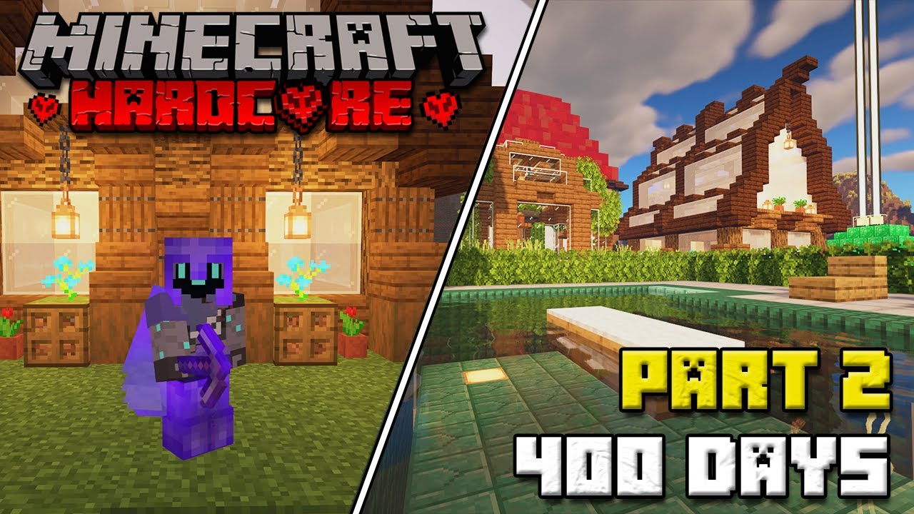 I Survived 400 Days in Minecraft Hardcore PART 2 [Season 2]