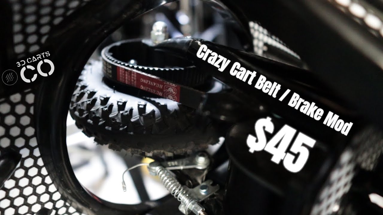 Crazy Cart Belt / E200 Brake Mod    ($45 Taxi Garage Alternative)