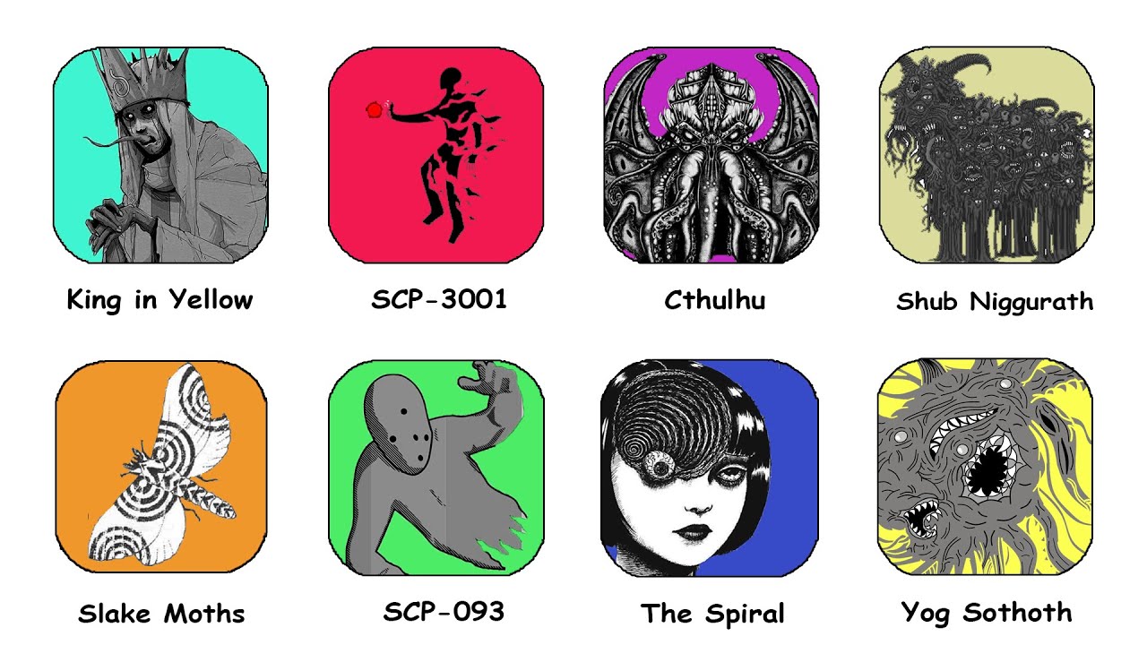 Cosmic Horror Creatures Explained &ndash; Part 3 | Cthulhu, The King in Yellow, Yog-Sothoth