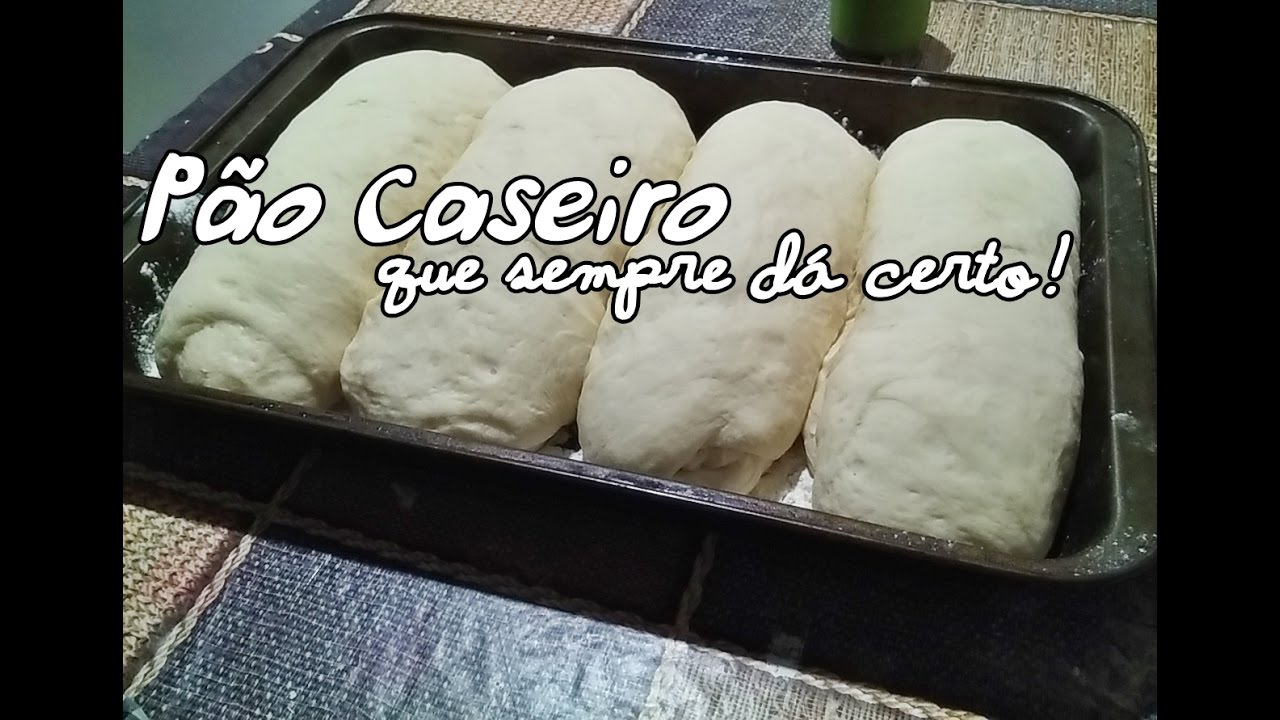 Pão Caseiro Fofíssimo para quem nunca fez pão na vida!! Esse pão SEMPRE DÁ CERTO!!cozinhe#comigo