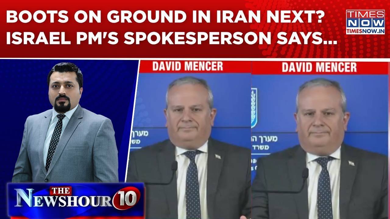 What's Israel Stance On Iris Dena? Boots On Ground In Iran Next? Israel PM's Spox David Mencer Says