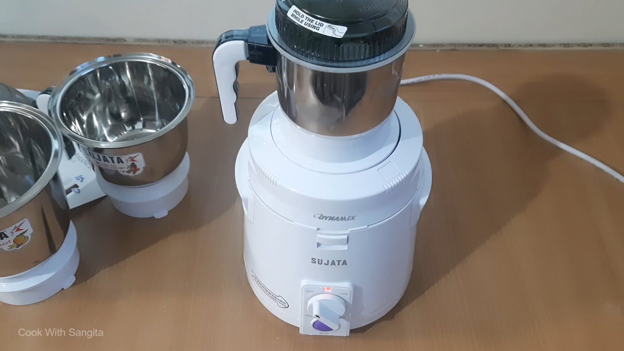 Sujata Dynamix 900-Watt Mixer Grinder Unboxing And Testing
