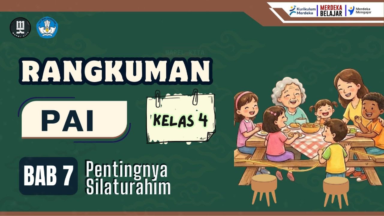 Materi PAI Kelas 4 – BAB 7 Pentingnya Silaturahim | RANGKUMAN | MapelKita