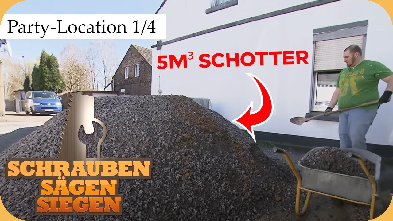 5m³ Schotter! Scheitert das Projekt schon zu Beginn? | 1/4 | Schrauben, Sägen, Siegen | Kabel Eins