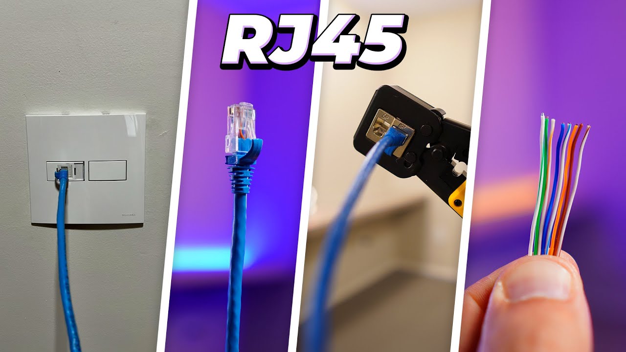CRIMPAR CABO DE REDE RJ45 E TOMADA KEYSTONE CORRETAMENTE!