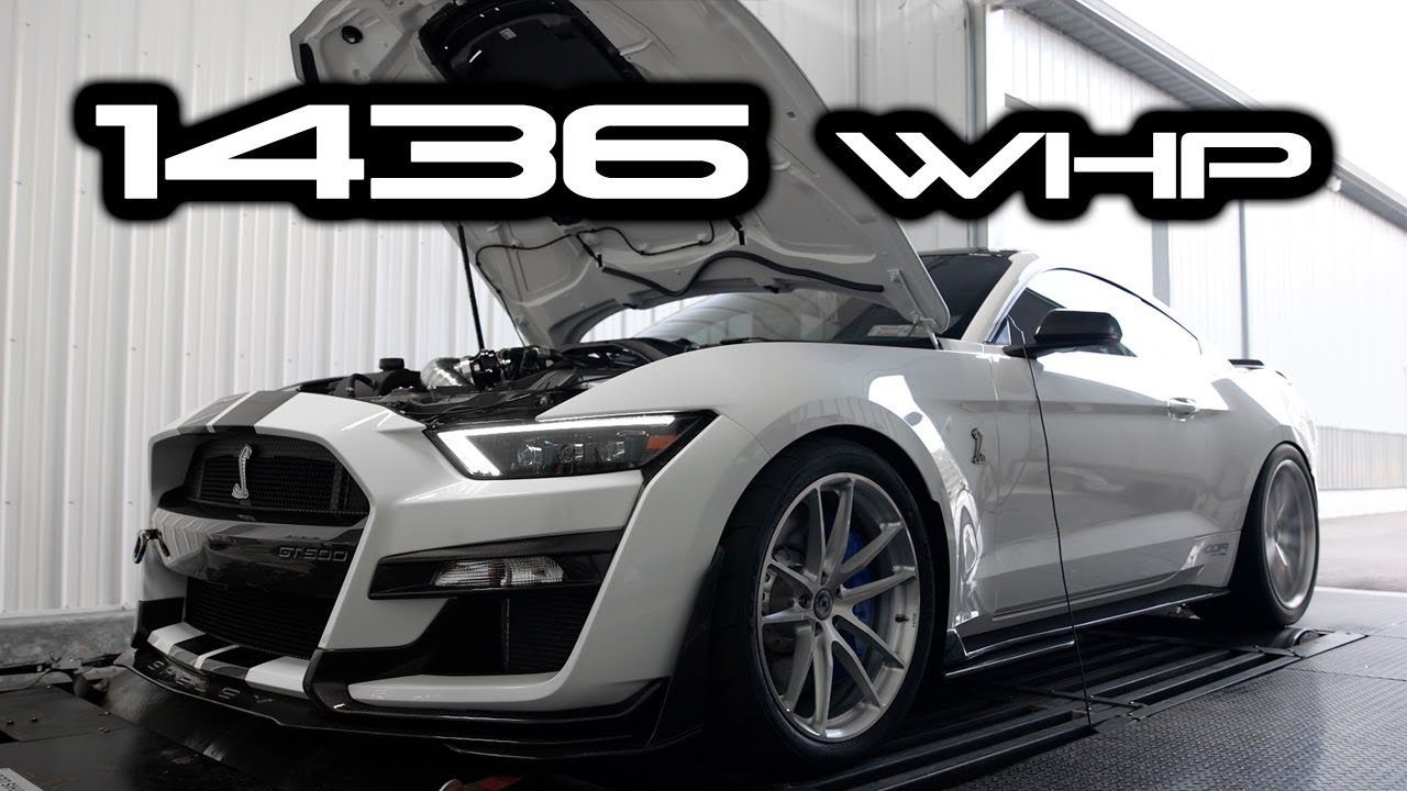 2021 Shelby GT500 1400R Twin Turbo Dyno Testing | 1436 whp