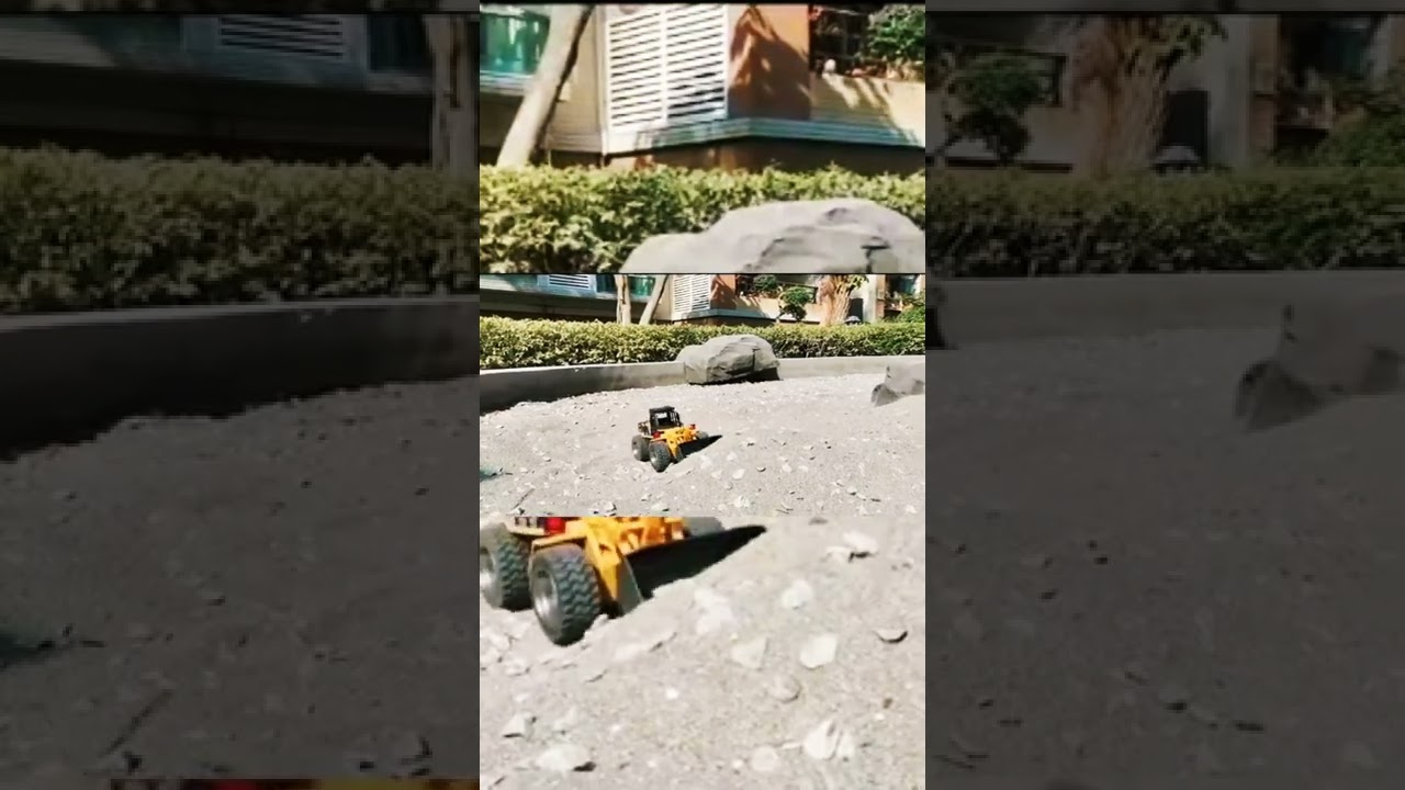 RC Loader full power  with Rc Dump truck mining 