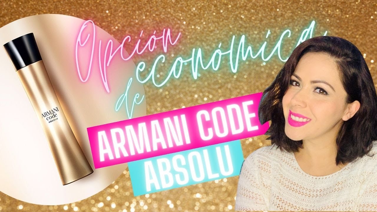 OPCIÓN ECONÓMICA DE ARMANI CODE ABSOLU✨ VALE LA PENA?