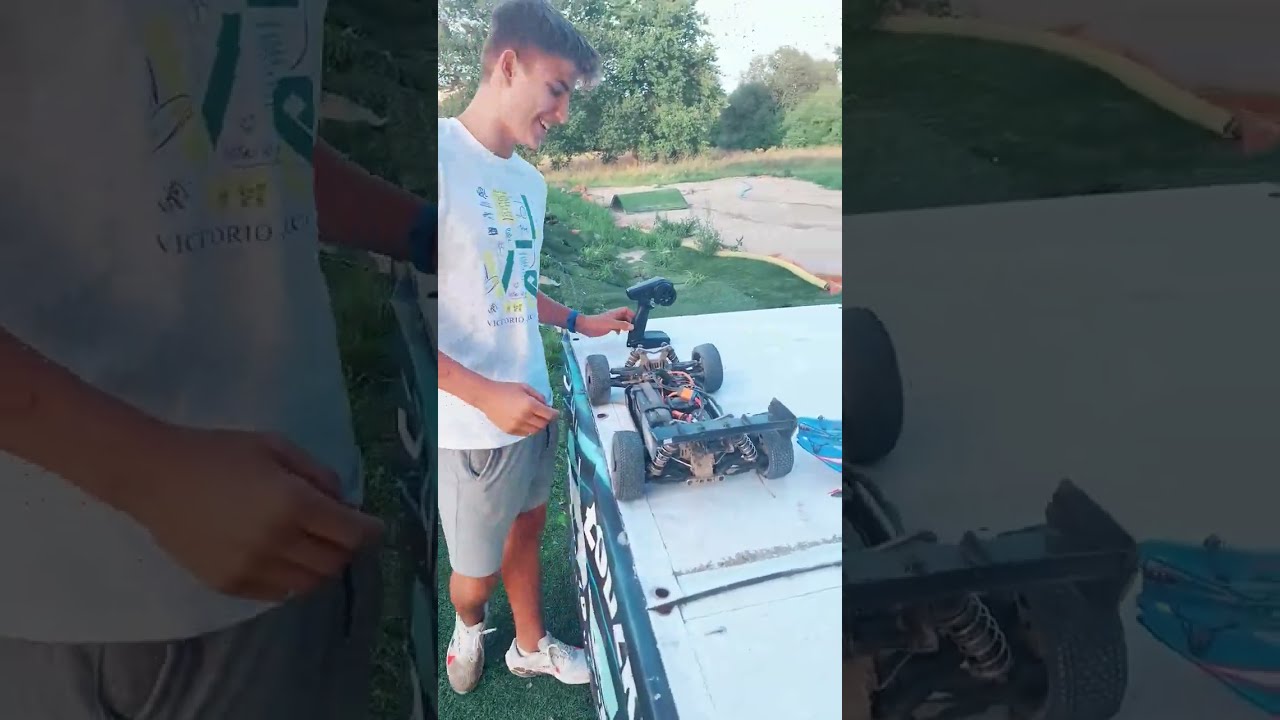 Ł&oacute;dzki Tor RC na glinie, lajwik z pojazd&oacute;wki 24.08.2023 Auta na pilota, samochody zdalnie sterowane