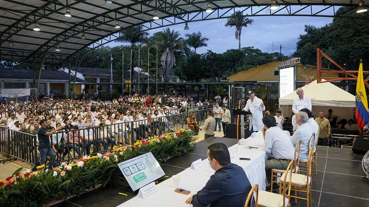 Entrega de ampliación y modernización del Hospital María Auxiliadora del municipio de Garzón, Huila