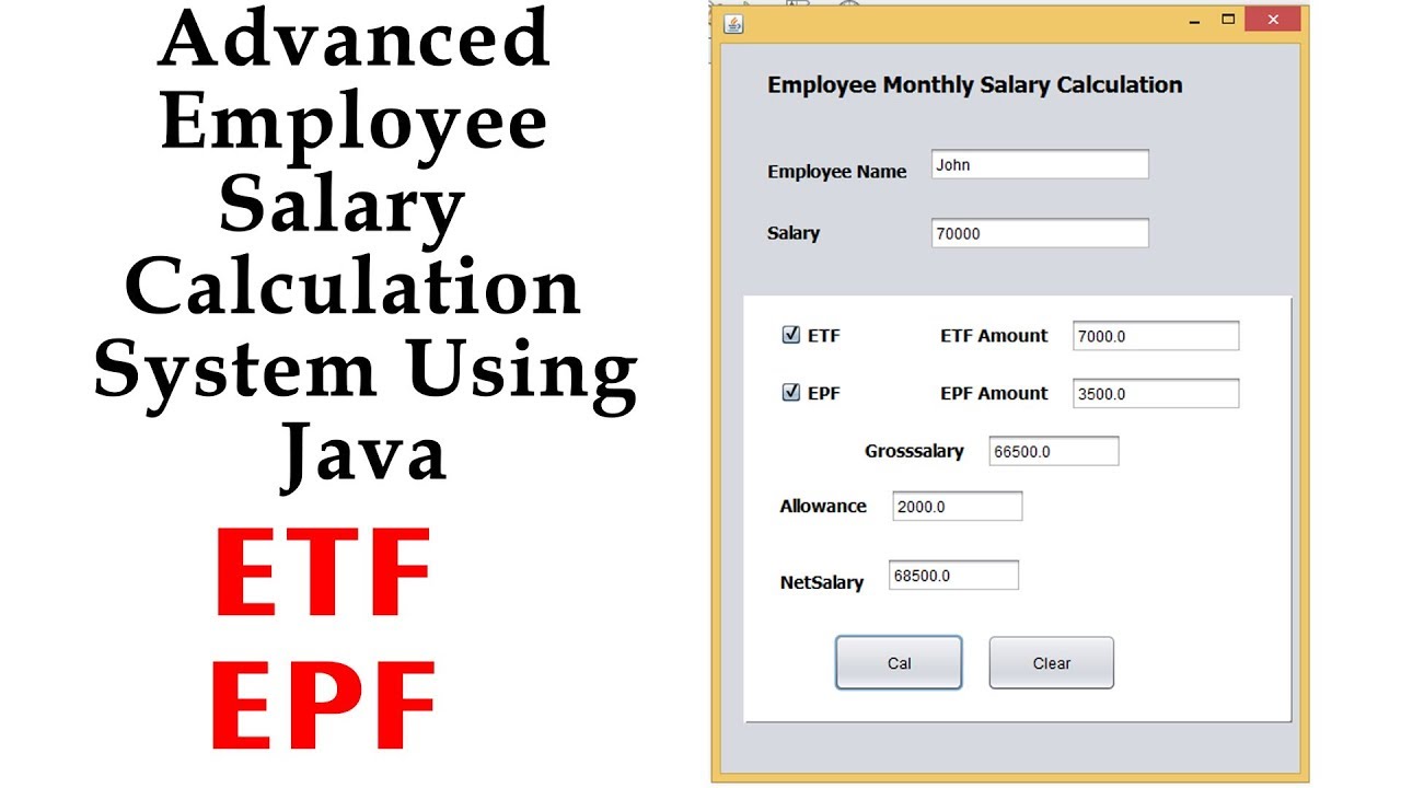 Advanced Employee Salary  Calculation  System Using  Java