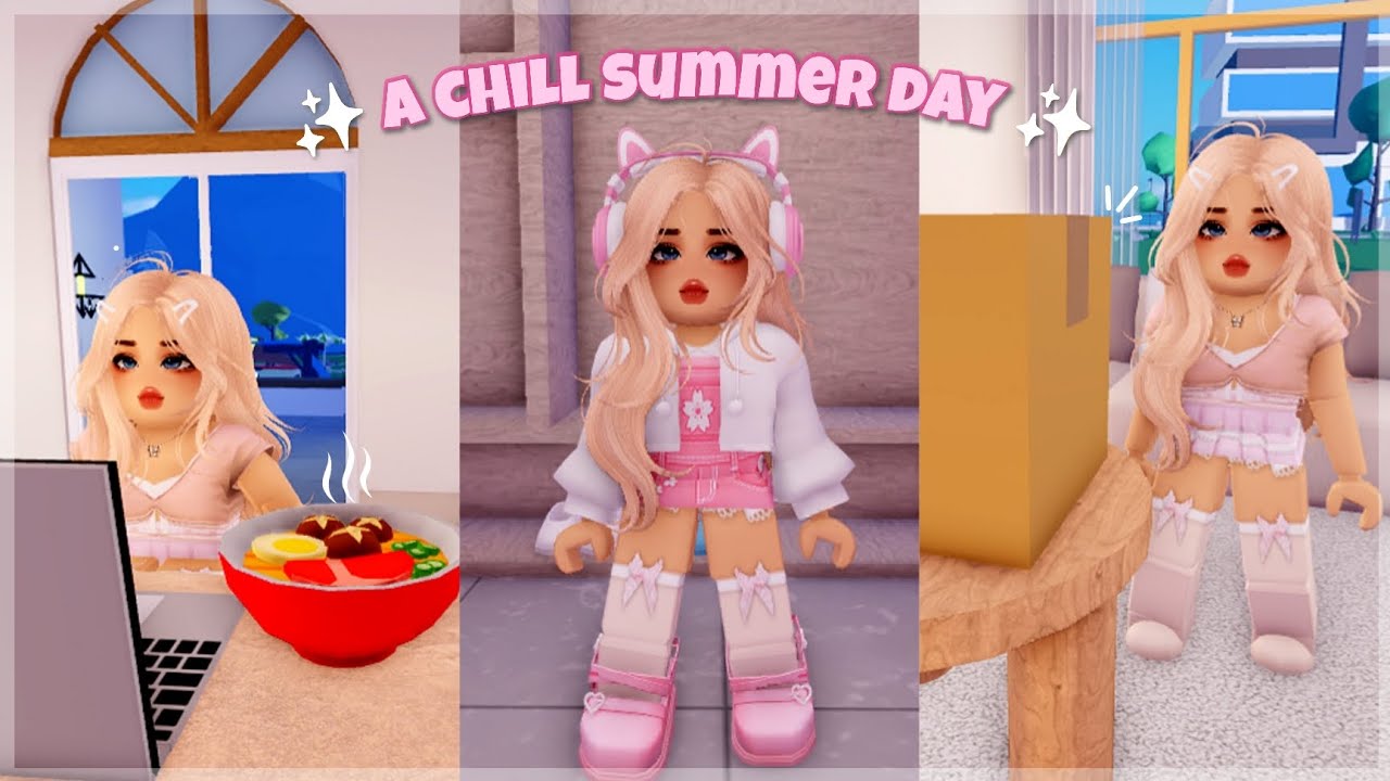 a chill summer day in life 🌞🏖️ cooking 🍲, Netflix , shopping 🛍️, chilling | livetopia roblox