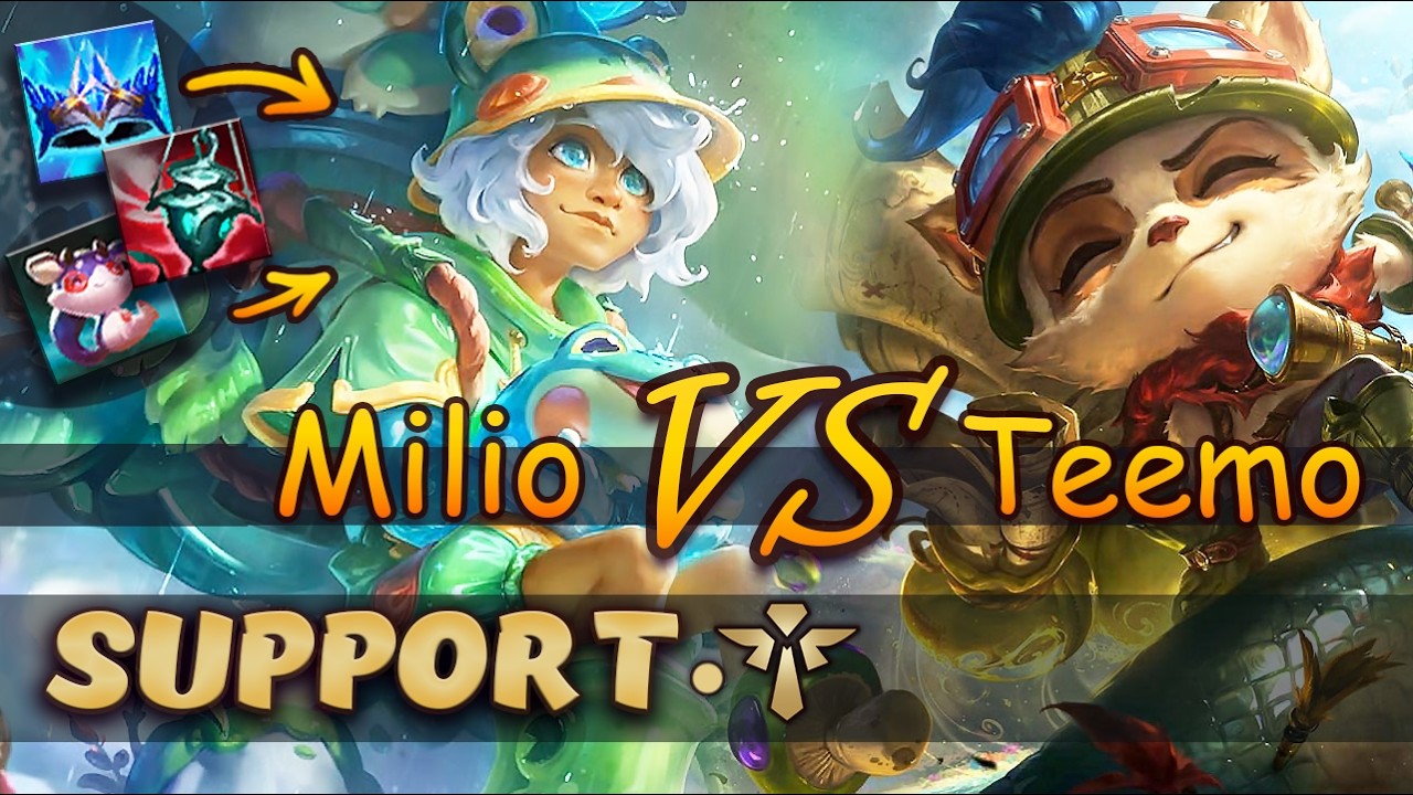 Milio & Tristana vs Teemo & Smolder | Support | Full game | League of Legends - patch 26.04