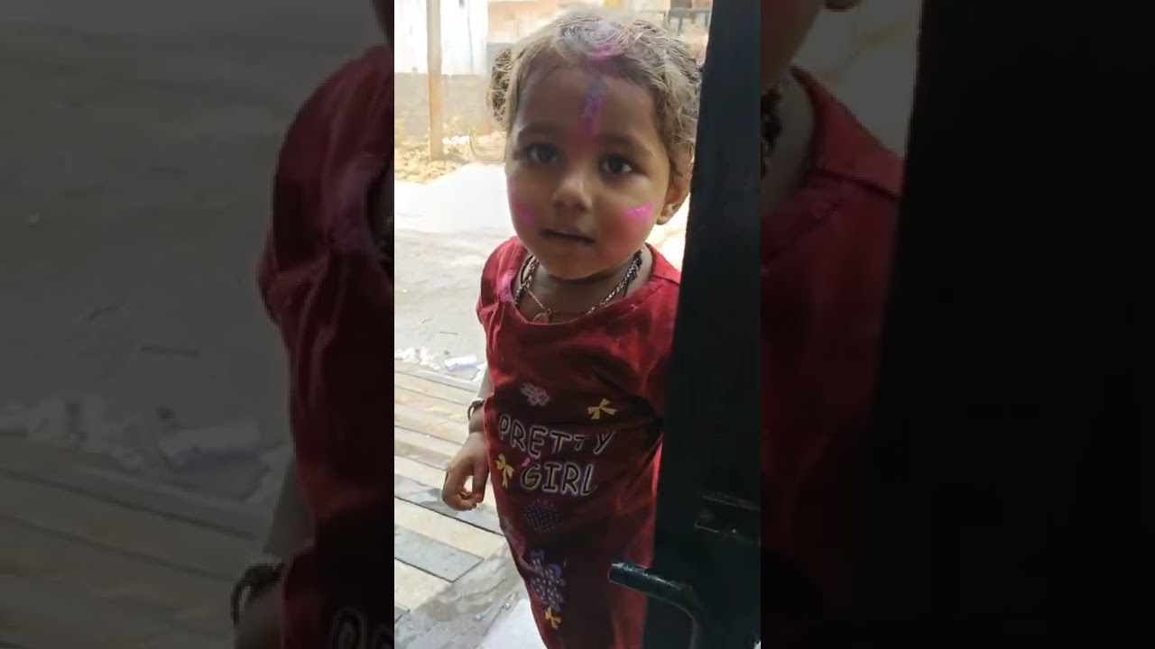 Holi celebrations in bachelor room