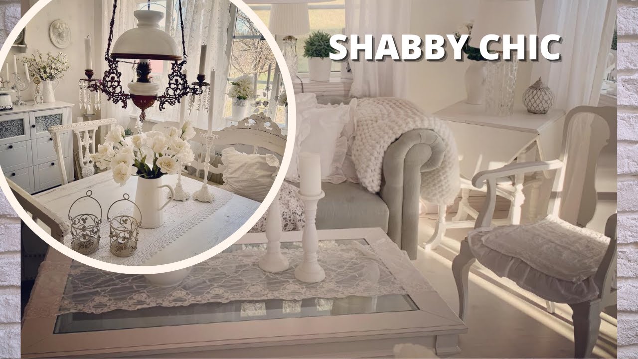 White Shabby Chic decor ideas 💝inspiration