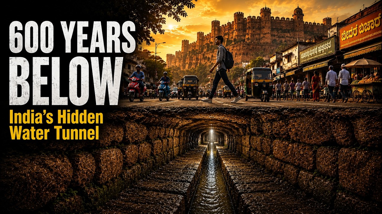 The 600-Year-Old Underground Water Tunnel Beneath Bidar | India's Hidden Engineering Marvel