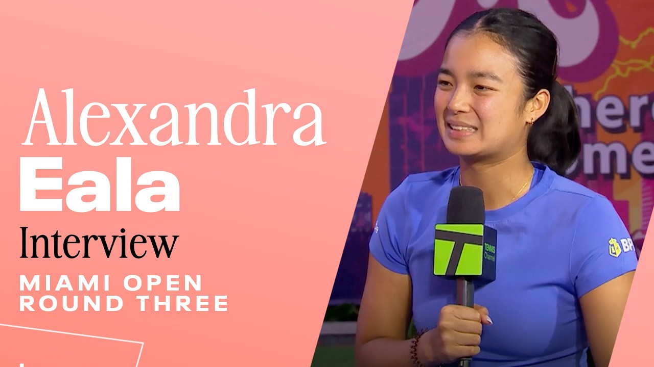 Alexandra Eala Spills the Tea on her Pre-Match Routine | 2026 Miami Open