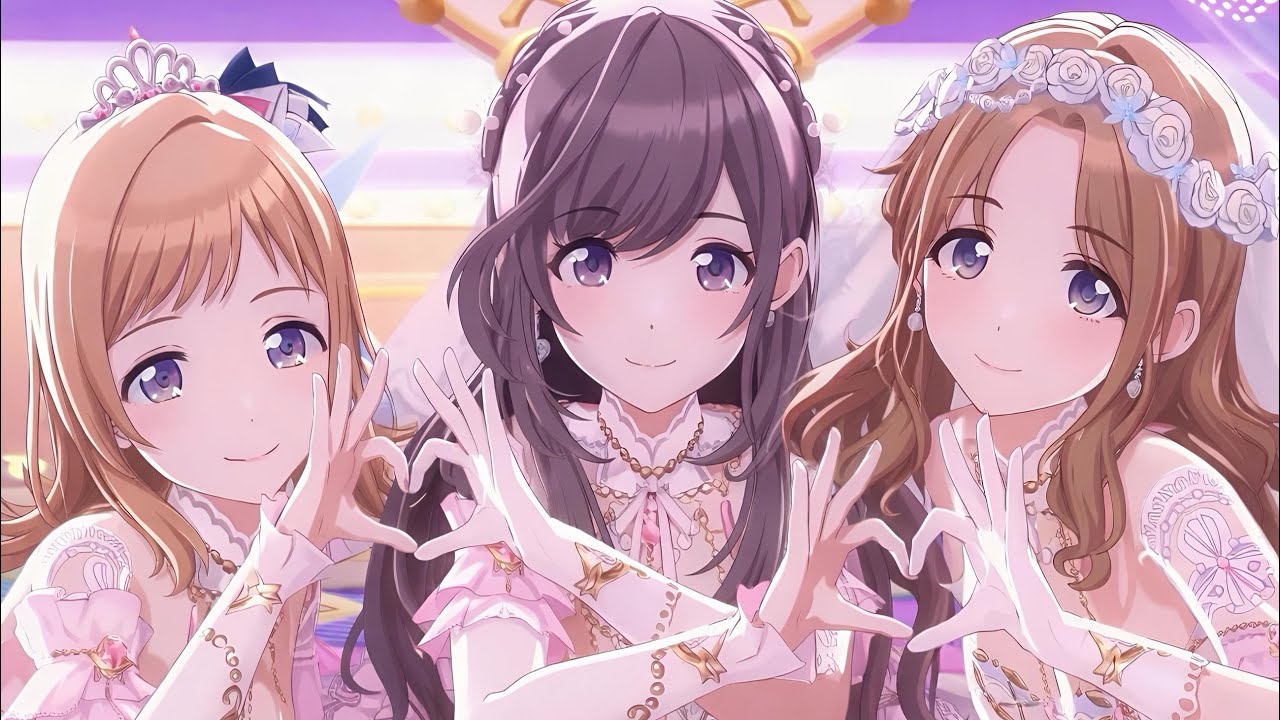 【シャニソンMV】プリンセス衣装でKoiKyun！『4K対応』【櫻木真乃/月岡恋鐘/市川雛菜】#シャニソン #シャニマス 