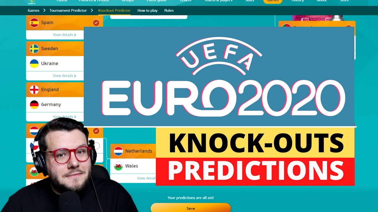 EURO 2020 KNOCKOUT PREDICTIONS
