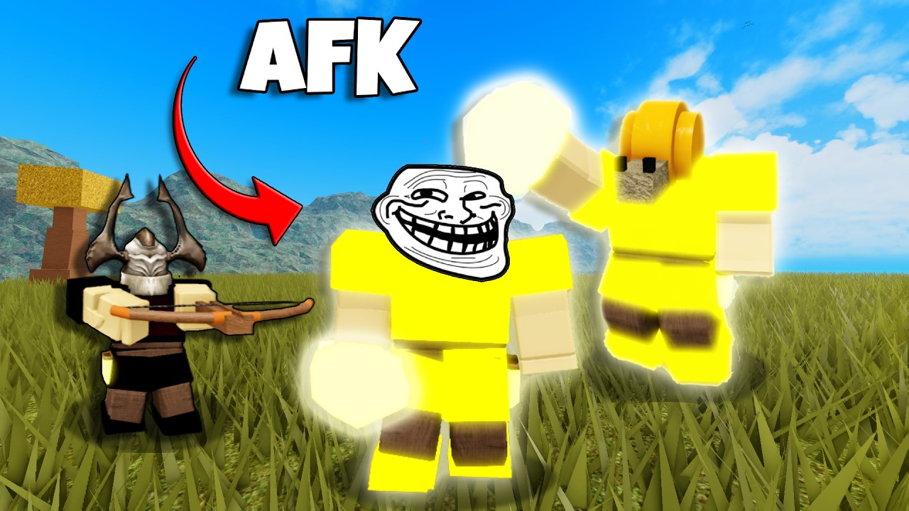 Троллинг как AFK ИГРОК! [БУГА БУГА]