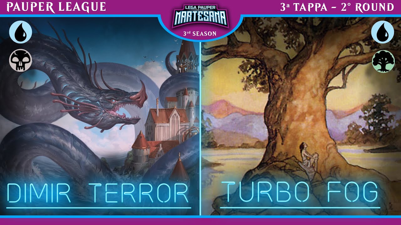 MTG PAUPER - UB Terror vs Turbo Fog - LPMartesana