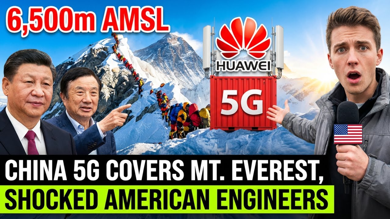How China Built 5G Infrastructure Where Oxygen Runs Out