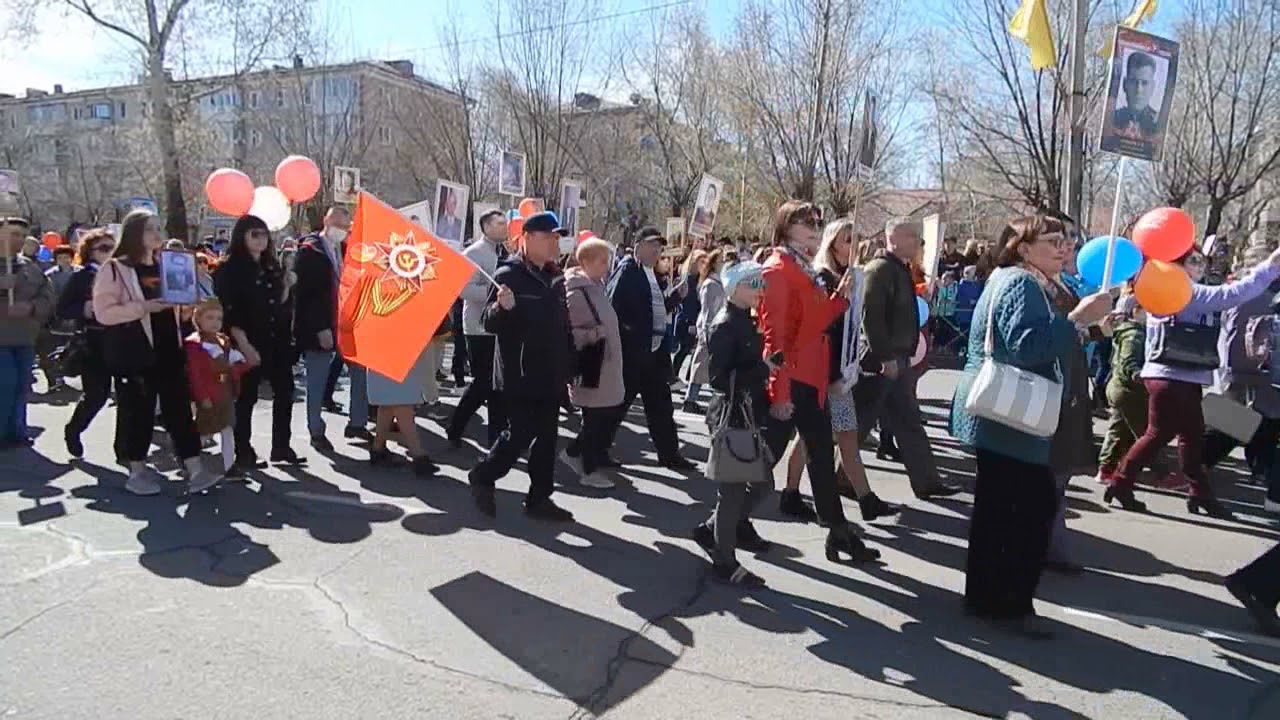 108. Бессмертный Полк Краснокаменска.