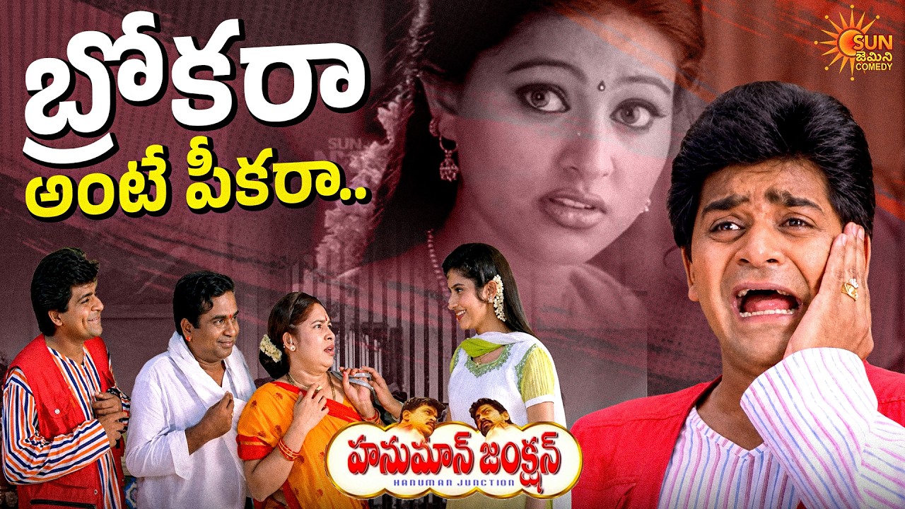 Hanuman Junction Non-Stop Comedy 😂🔥 |Brahmanandam, Sneha, Ali & Venu Best Funny Scenes|Telugu Comedy