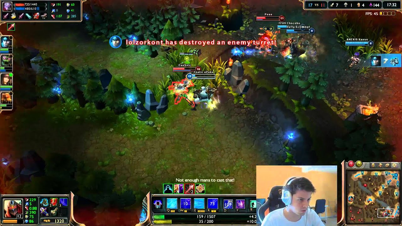 Fnatic xPeke - Zed mid lane *Beast* [runes+masteries] (2800Elo) (Challenger l)