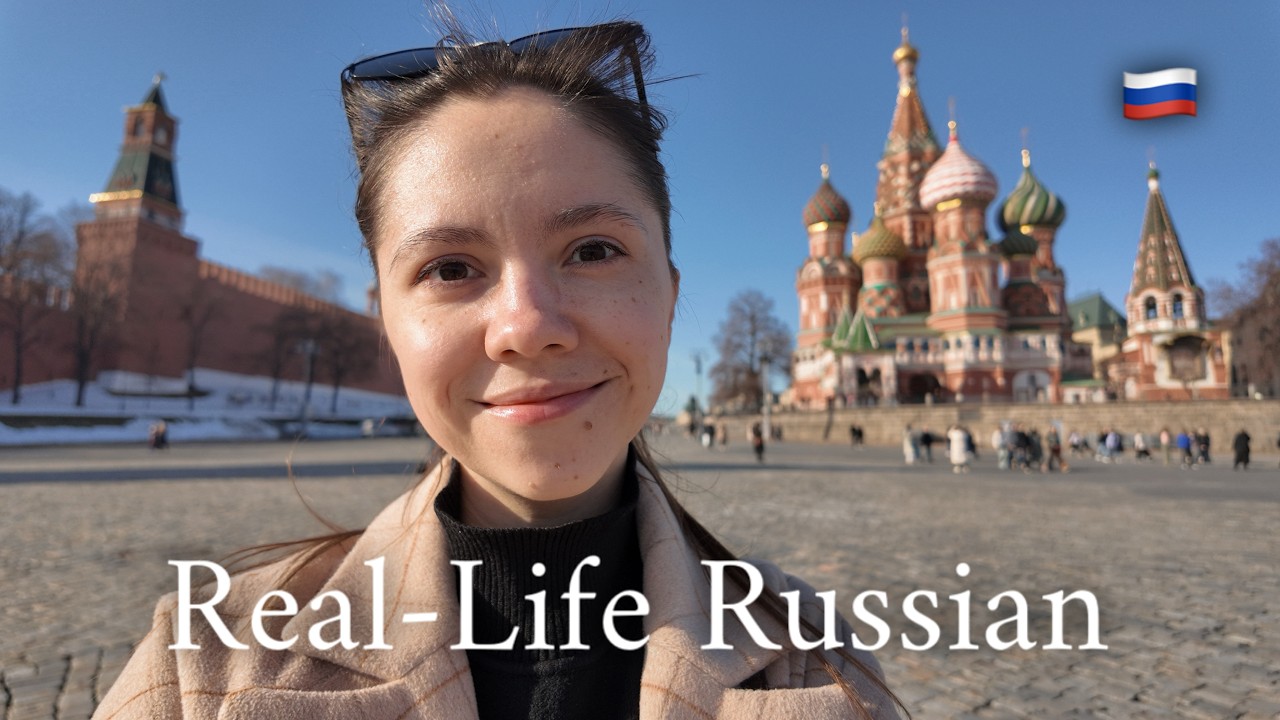 Learn Russian in Real Life | Moscow Vlog