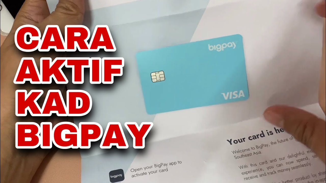 Cara Aktifkan Kad BigPay Anda