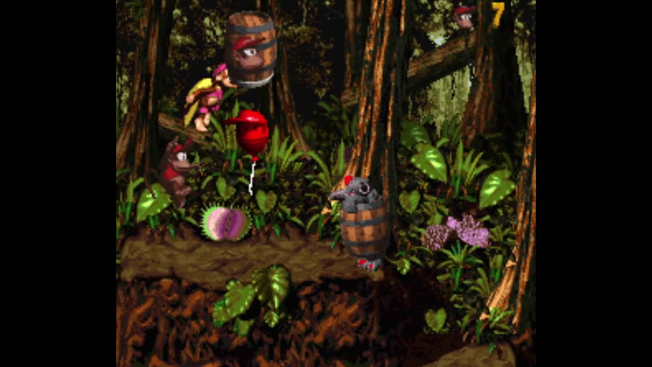 Donkey Kong Country 2: Diddy's Kong Quest- Klobber Karnage  (DK Coin Walkthrough)