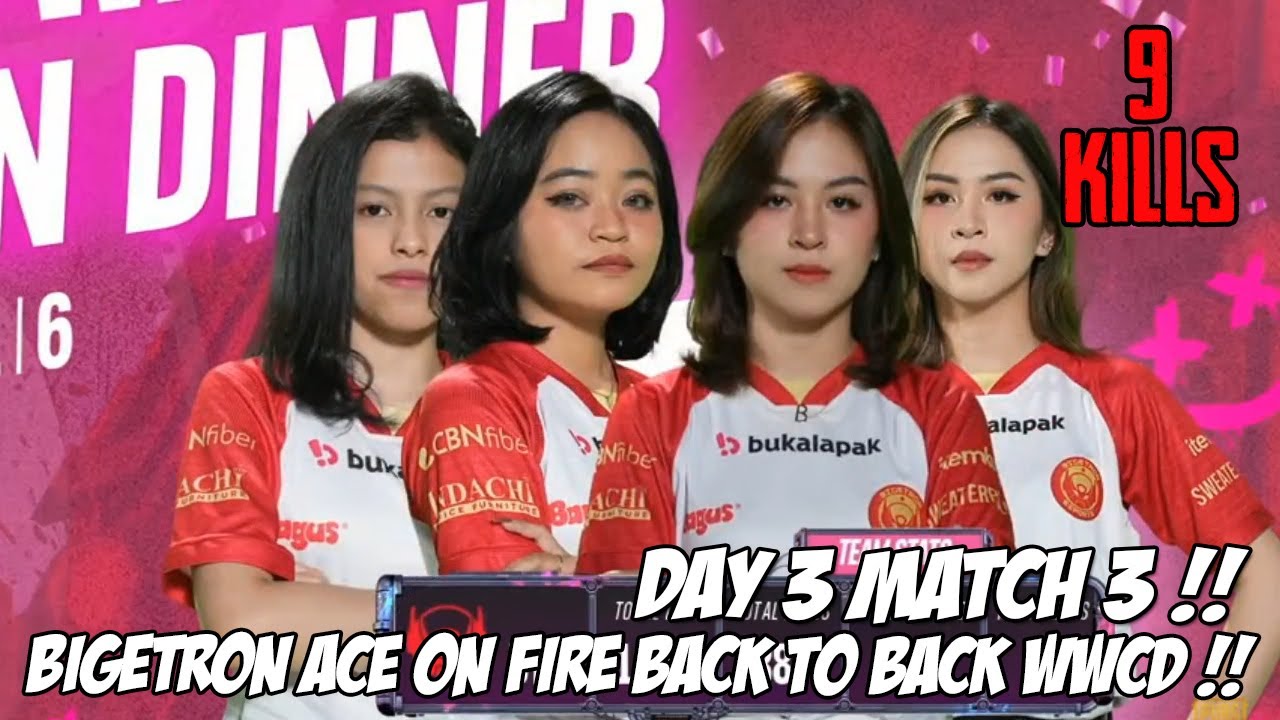 BTR BabylaAce Menggila Menyumbang 8 Kills Sendirian | PMVB LADIES LEAGUE ID S1