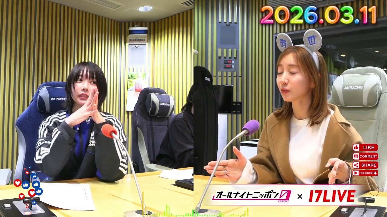 あののオールナイトニッポン0 2026.03.11 出演者 : あの　ゲスト：田中みな実