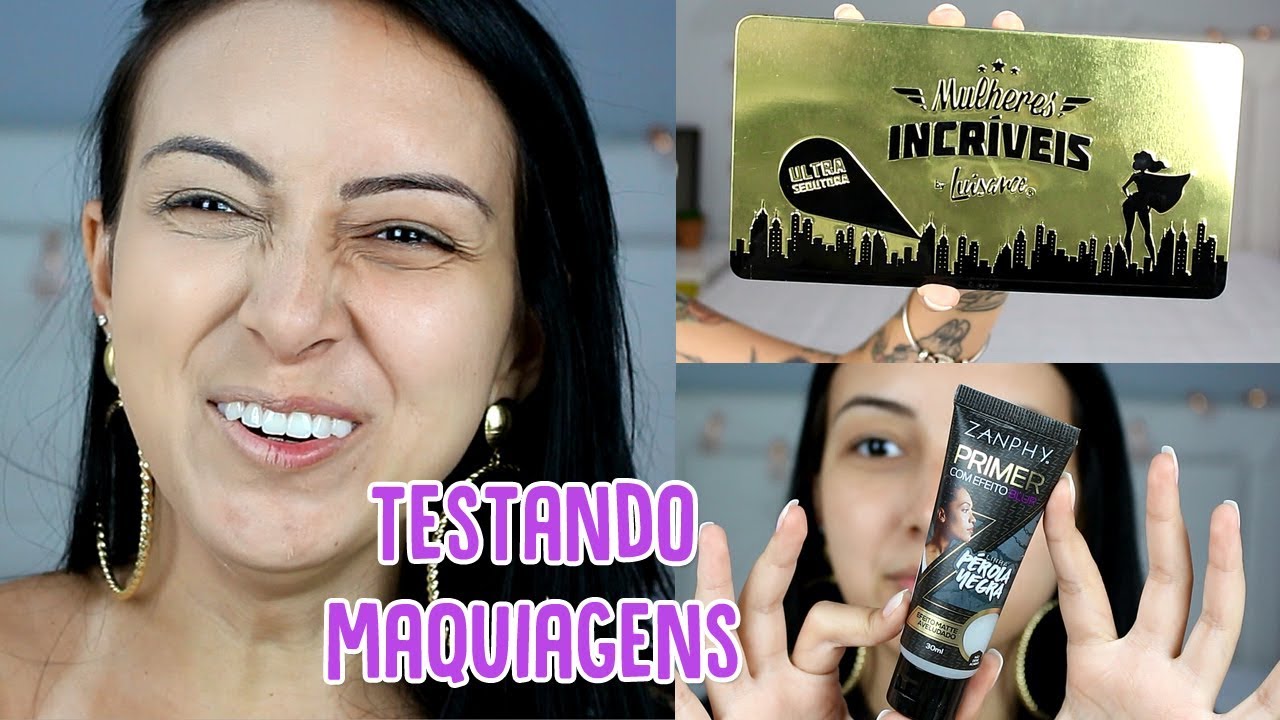TESTANDO MAQUIAGENS DA 25 DE MAR&Ccedil;O
