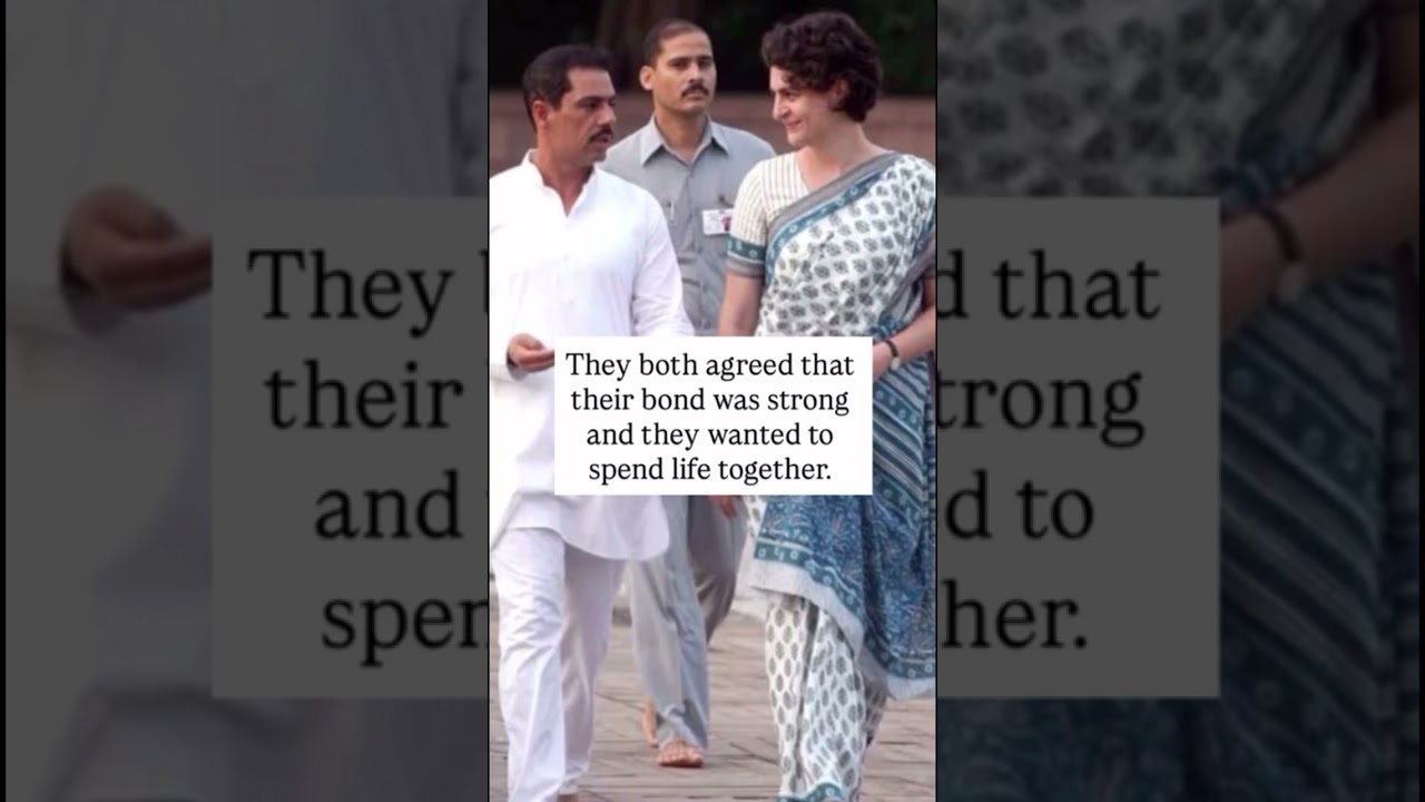 Priyanka Gandhi met Robert Vadra for the first time when she was just 13 years old
