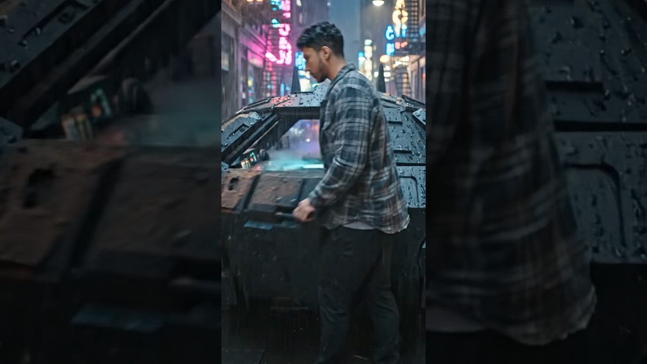 Inside Batman car 🦇 