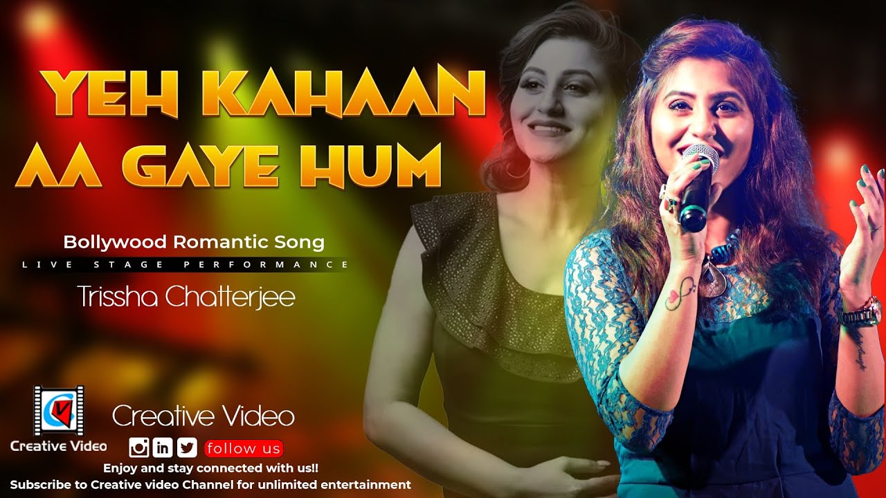 Yeh Kahaan Aa Gaye Hum | #LataMangeshkar || #TrisshaChatterjee Live in concert @CreativeVideoLive