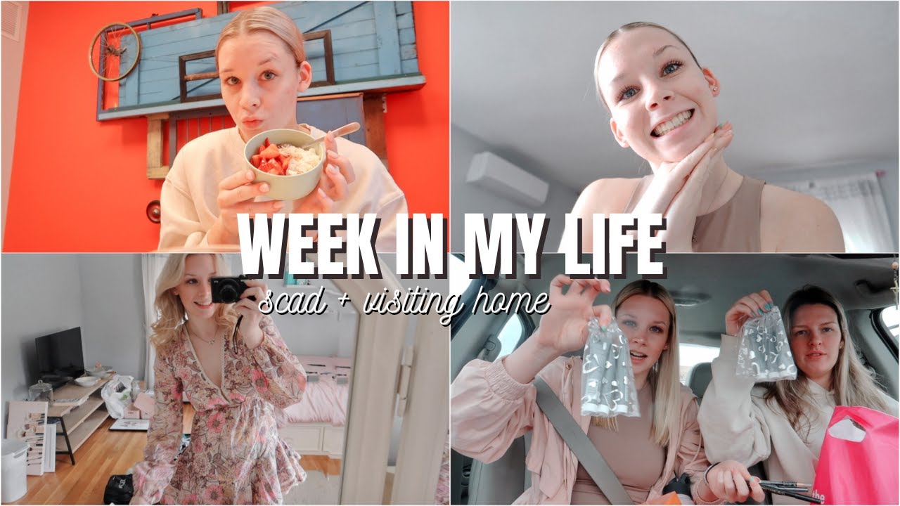 week in my life @ SCAD + weekend home