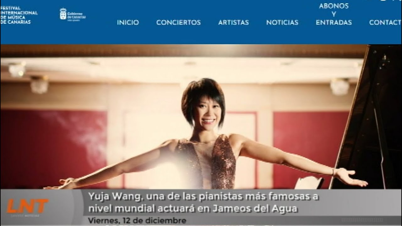 Yuja Wang, una de las pianistas más famosas a nivel mundial actuará en Jameos del Agua