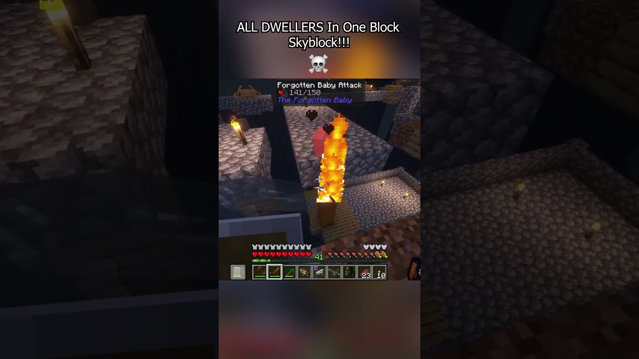 HORROR MODS IN ONE BLOCK SKYBLOCK #minecraft