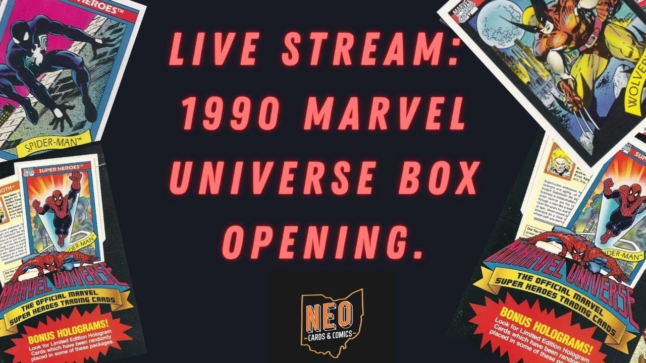 1990 Marvel Universe Box Opening. Hunting for PSA 10's.