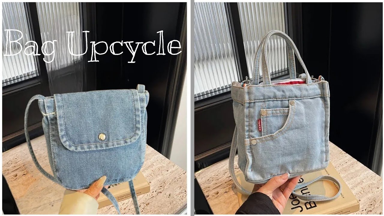 Bag Made from Scraps of Old Jeans | Ideas Denim | Upcycle Crafs