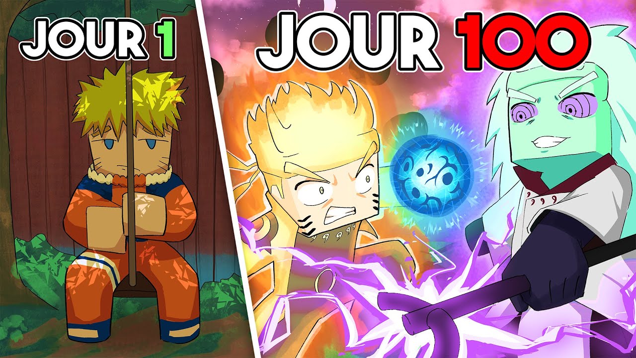 Survivre 100 JOURS dans MINECRAFT NARUTO !