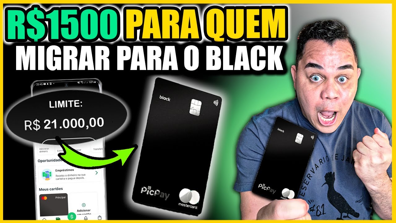 ✅INACREDIT&Aacute;VEL! PicPay CARD: GANHE R$1500 AO MIGRAR PARA O CART&Atilde;O BLACK SEM ANUIDADE! VALE A PENA?