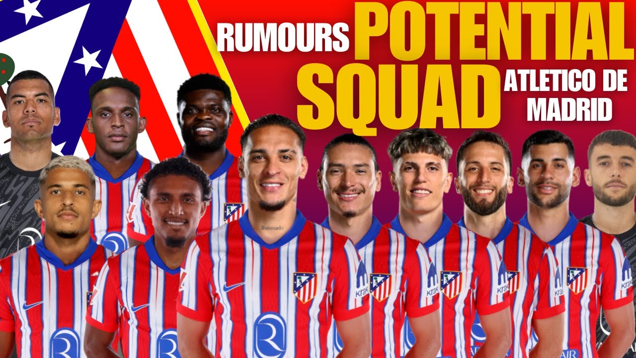 Atlético de Madrid Potential Squad 2025/26 | Atlético Madrid Squad Based on Latest Transfer Rumours
