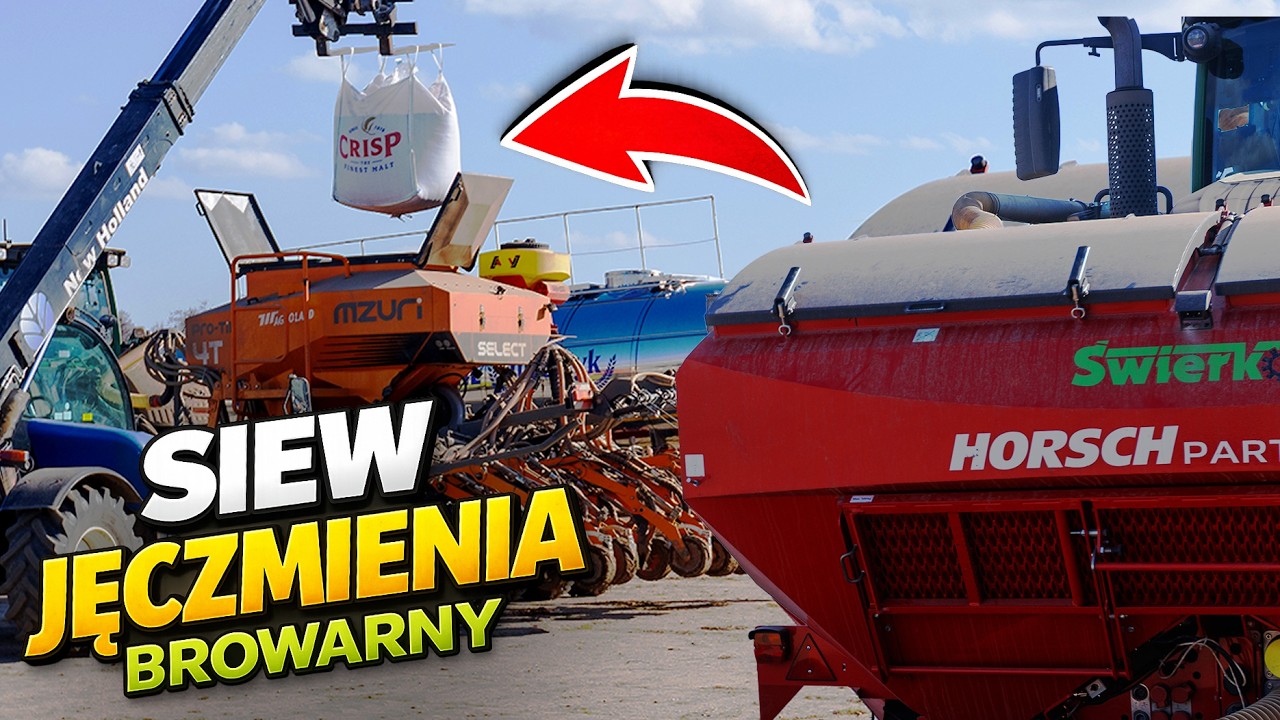 Zaczynamy siewy 2026 | Jęczmień browarny, Fendt, Mzuri 🌾