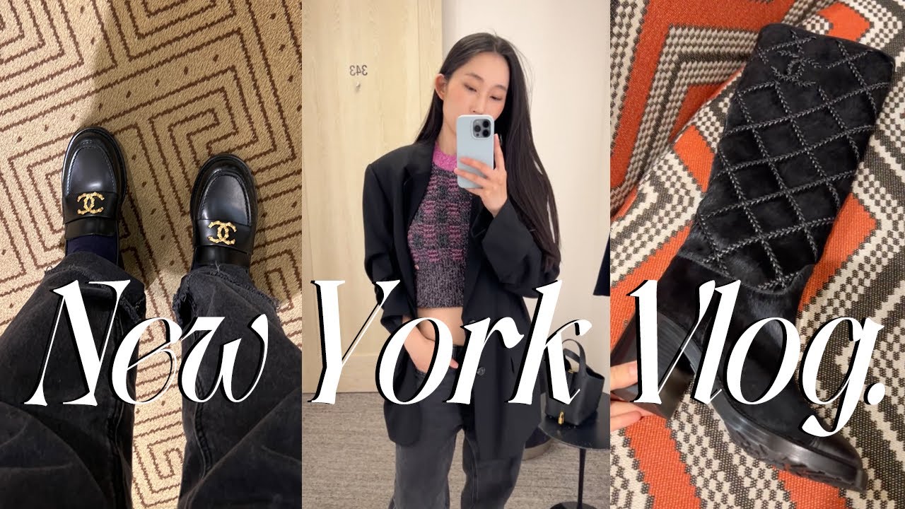 NY Vlog. 가을겨울 샤넬 슈즈, 디올, 뉴욕 럭셔리 백화점 쇼핑🗽, 뉴욕맘 가을 오오티디, 뉴욕에서 가장 힙한 동네☕️, 아모리쇼, 뉴욕 베이비클래스&12개월 애개육아👶🐶